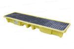 Tarima Antiderrames Lineal para 4 tambos TAD1014