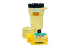 Kit Antiderrames 50 galones con ruedas con Tambor de Salvamento – Agresivos / HazMat