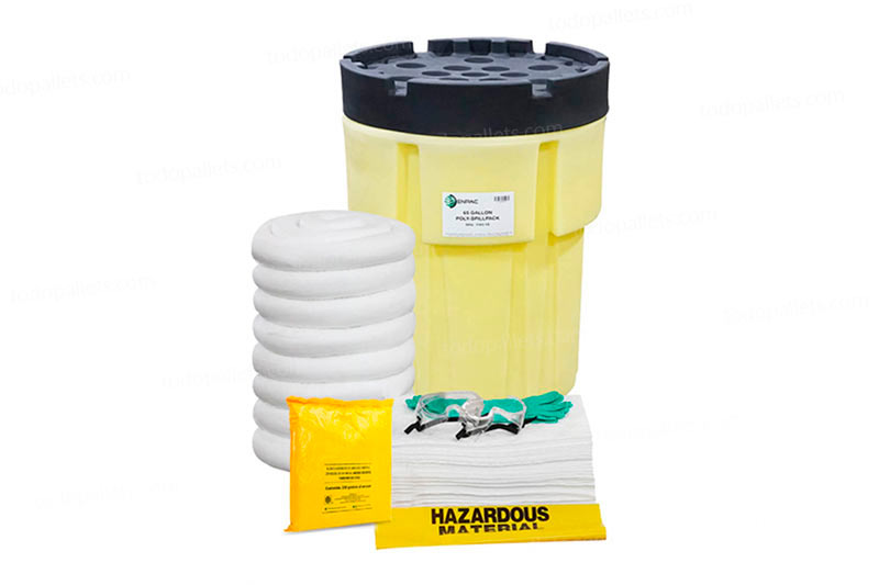 Kit651462BIG001 Kit Antiderrames 65 galones con Tambor de Salvamento – Sólo Aceite - Imagen 1