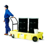 Carrito Antiderrames Móvil para tambos Poly Spill Cart