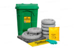 Kit Antiderrames 20 galones con Contenedor de Plástico – Universal