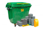 Kit Antiderrames Extra Large 290 Galones Contenedor de Plástico - Universal