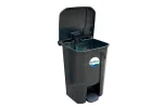 Bote de Basura 80 Lts. / 20 Galones color Negro - Imagen 5