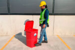 Bote de Basura 80 Lts. / 20 Galones color Rojo - Imagen 7