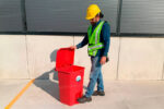 Bote de Basura 80 Lts. / 20 Galones color Rojo - Imagen 8