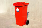 Bote de Basura 120 Lts. / 30 Galones color Rojo - Imagen 5