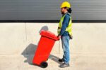 Bote de Basura 120 Lts. / 30 Galones color Rojo - Imagen 6