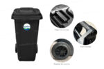 Bote de Basura 240 Lts. / 65 Galones color Negro - Imagen 5