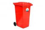 Bote de Plastico 360 Lts. / 95 Galones color Rojo