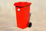 Bote de Basura 240 Lts. / 65 Galones color Rojo - Imagen 5