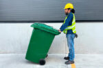 Bote de Plastico 360 Lts. / 95 Galones color Verde - Imagen 5
