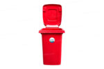 Bote de Plastico 360 Lts. / 95 Galones color Rojo - Imagen 3