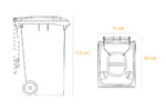 Ecobin® Bote de Basura 360 Lts. / 95 Galones Color: Negro - Imagen 7