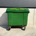 Contenedor de Basura 1100 Lts. / 290 Galones color Verde - Imagen 3