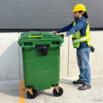 Contenedor de Basura 1100 Lts. / 290 Galones color Verde - Imagen 6