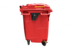 Ecobin® Bote de Basura 660 Lts. / 174 Galones Color: Rojo - Imagen 3