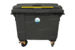 Contenedor de Basura 1100 Lts. / 290 Galones color Negro - Imagen 8