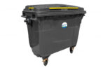 Contenedor de Basura 1100 Lts. / 290 Galones color Negro