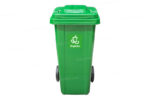 Bote de Basura 120 Lts. / 30 Galones color Verde para Residuos Orgánicos