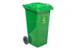 Bote de Basura 120 Lts. / 30 Galones color Verde para Residuos Orgánicos - Imagen 2