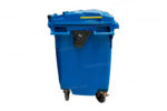 Bote de Basura 1100 Lts. / 290 Galones Color Azul - Imagen 4