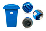Ecobin® Bote de Basura 360 Lts. / 95 Galones Color: Azul - Imagen 4
