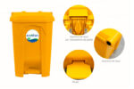 Ecobin® Bote de Basura 80 Lts. / 20 Galones Color: Amarillo - Imagen 6
