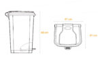 Ecobin® Bote de Basura 80 Lts. / 20 Galones Color: Amarillo - Imagen 9