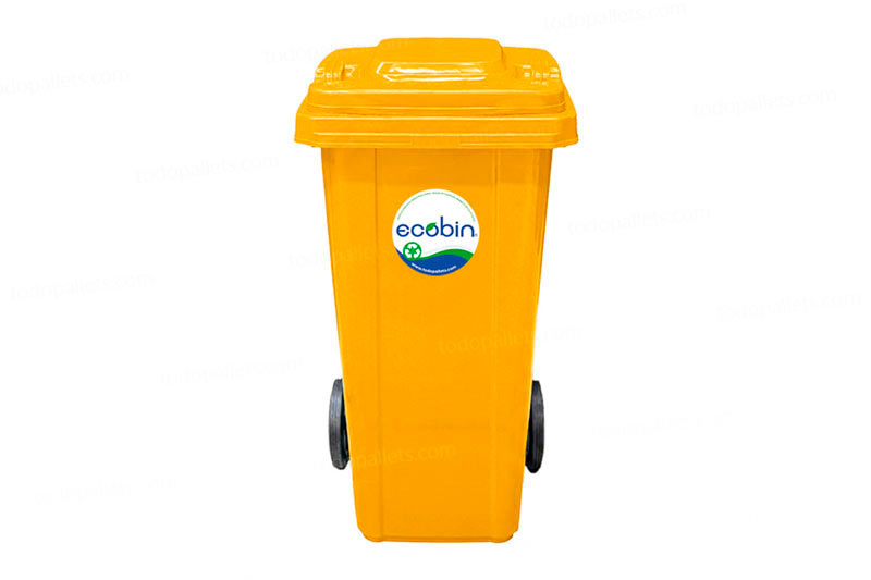 8026-BB_01_b Ecobin® Bote de Basura 120 Lts. / 30 Galones Color: Amarillo - Imagen 1