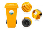 Ecobin® Bote de Basura 120 Lts. / 30 Galones Color: Amarillo - Imagen 5