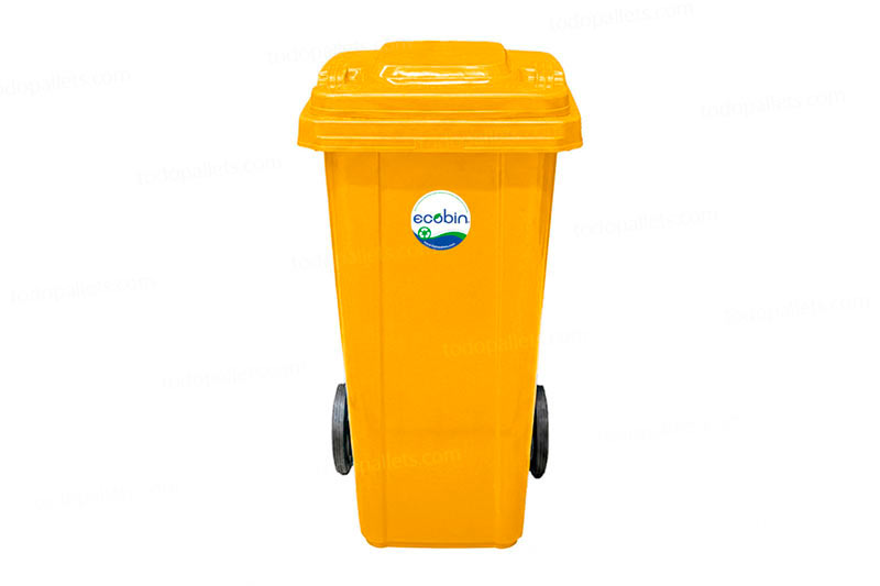 8027-BB_01_b Ecobin® Bote de Basura 240 Lts. / 65 Galones Color: Amarillo - Imagen 1