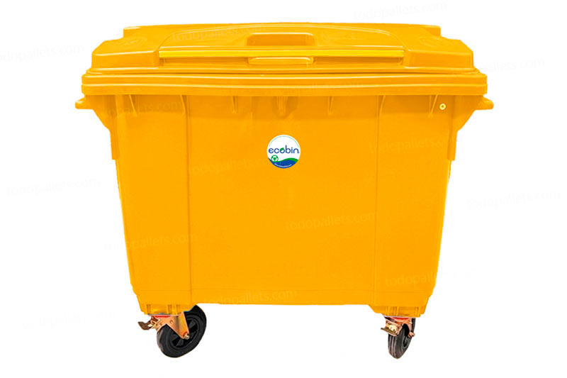 8029-BB_01_b Ecobin® Bote de Basura 660 Lts. / 174 Galones Color: Amarillo - Imagen 1
